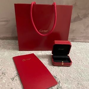 Authentic Cartier Box, Bag, & Receipt Holder